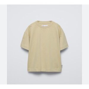 Zara Kids' Short Sleeve T-Shirt – Yellow Butter – Size 9-10 Years – NWT